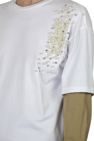 SOUVENIR Souvenir - Maglia - 451257 - Bianco/Beige da donna