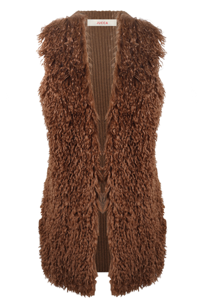 JUCCA Jucca - Gilet - 461669 - Nocciola da donna