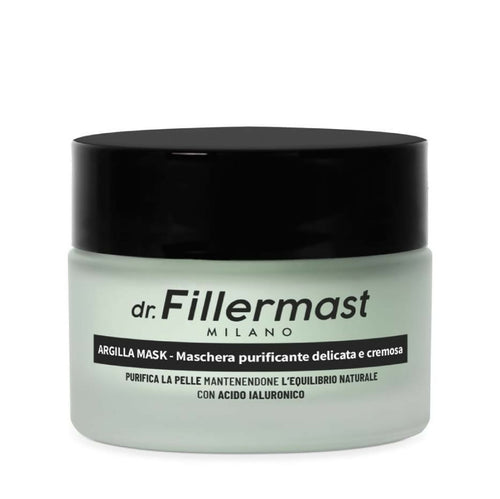 dr. Fillermast milano argilla mask maschera purificante delicata e cremosa con acido ialuronico 50 ml