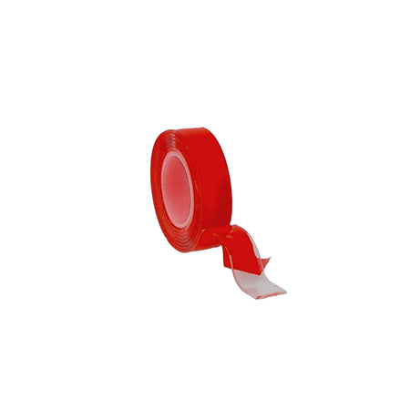 Nastro biadesivo extra forte e trasparente con forte tenuta idoneo per applicazioni all'esterno e interno 19 mm x 1,5 mt