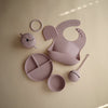 Portaciuccio Solid Soft Lilac 21.5X7.5X7.5 Cm Mushie