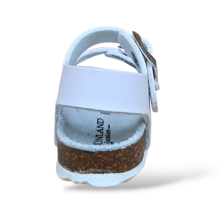 Sandalo Bio Sughero Bambine Grunland Junior Aria Bianco – Primi Passi Fibia EVA Cerimonia