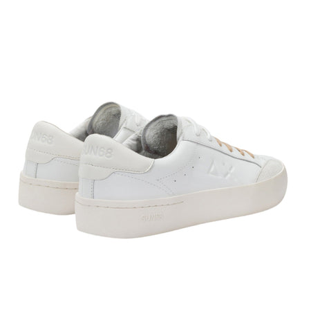SUN68 sneaker uomo sun68 - street leather - bianco da uomo