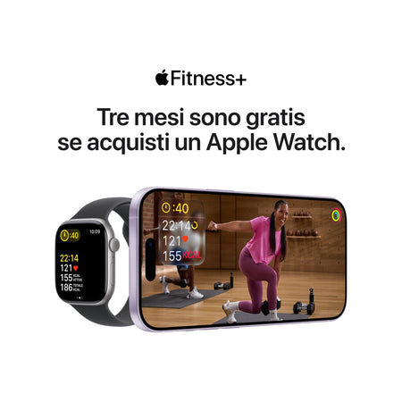 Apple Watch SE 3 GPS 44mm Alluminio Mezzanotte Sport Band