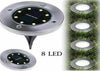 8-DISK-LIGHTS-PANNELLO-SOLARE-DA-GIARDINO-LED-SENSORE-CREPUSCOLARE-FARETTO