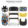 Seggiolone Sdraietta Multifunzionale Livy Kinderkraft - Happy Shapes