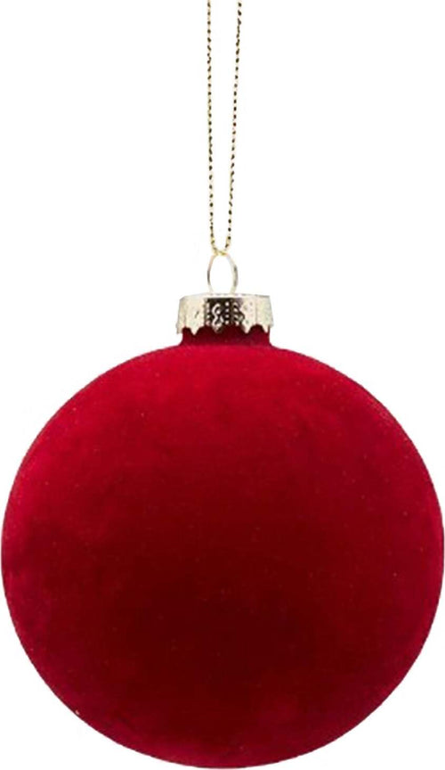 8 palline per albero di natale in velluto Rosso da Ø 12 cm pendaglio Tinta Unita Casa e cucina/Decorazioni per interni/Addobbi e decorazioni per ricorrenze/Decorazioni natalizie/Addobbi e decorazioni/Palle e palline MagiediNatale.it - Altamura, Commerciovirtuoso.it