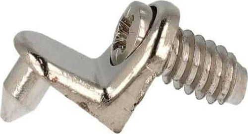 8-PEZZI---REGGI-MENSOLE-IN-METALLO-CON-EUROVITE---PERNO-5MM---FINITURA-NICHELATA