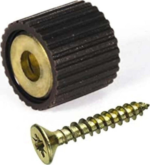 8-PEZZI---REGGIPIANI-RIVESTITI-IN-GOMMA-CON-VITE---Ø12MM---COLORE-NERO
