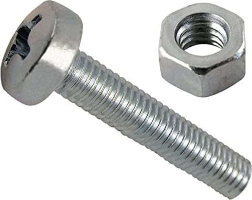 8-PEZZI---VITI-METRICHE-FILETTATE-CON-TESTA-CILINDRICA-M4X40MM---IN-ACCIAIO-ZINCATO