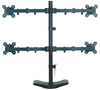 Supporto da Scrivania per 4 Monitor 13-27'' con base