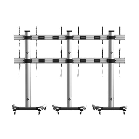 Supporto a Pavimento per 6 TV LCD/LED 22-55'' per Video Wall