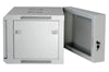 Armadio Rack 19'' a muro 15 unità due sezioni Grigio