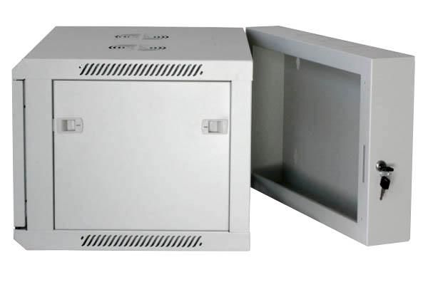 Armadio Rack 19'' a muro 15 unità due sezioni Grigio