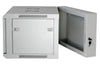 Armadio Rack 19'' a muro 15 unità due sezioni Grigio