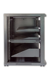 Armadio Rack 19'' 600x600 15U per Audio Video Nero