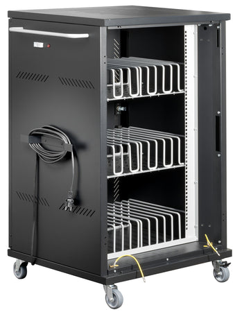 Carrello Stazione di Ricarica 36 Notebook Tablet o Smartphone Nero