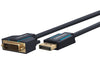 Cavo Monitor DisplayPort Maschio a DVI-D Maschio 2 m Blu