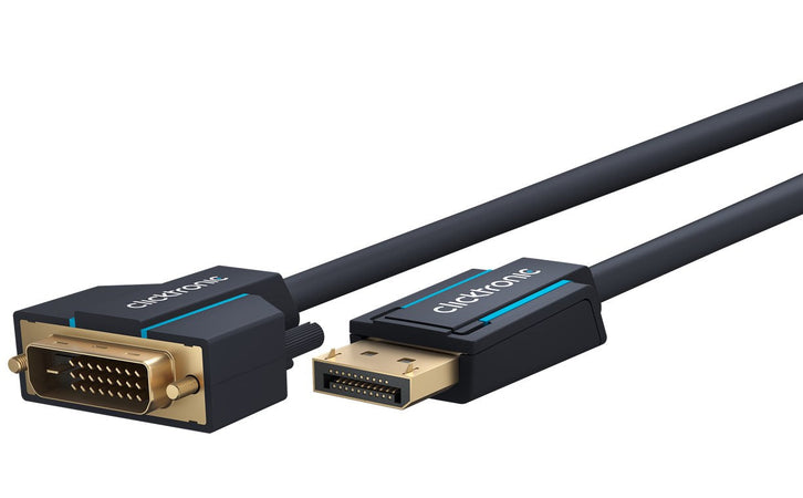 Cavo Monitor DisplayPort Maschio a DVI-D Maschio 3 m Blu