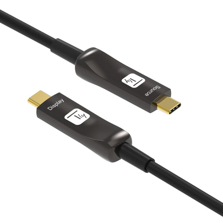 Cavo Audio/Video Ottico Attivo USB-C M/M AOC Fibra Ottica 4K 15m