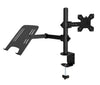 Supporto da Scrivania Braccio per Monitor 13-32'' e Mensola per Laptop
