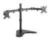 Supporto da scrivania per 2 Monitor 13-32'' con base