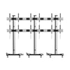 Supporto a Pavimento per 6 TV LCD/LED 22-55'' per Video Wall