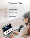 Router WiFi Gigabit AC1200 4G LTE Cat.6 con Sim 300Mbps, LT700