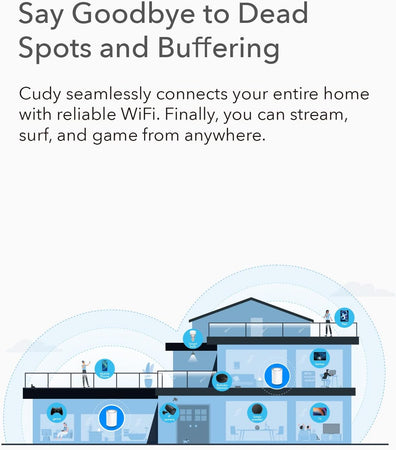 Sistema Wi-Fi 6 Mesh AX1800 Dual Band per Tutta la Casa, M1800 2pz