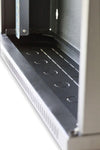 Armadio Rack 19'' Flat a muro p.15cm 12 unità sezione unica Grigio