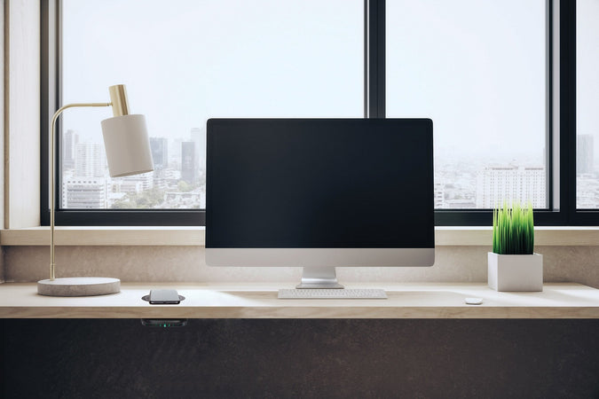 Caricatore Wireless Rapido da Sotto Scrivania 10W