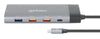 Docking Station USB-C PD Doppio Monitor 8K Multiporta 10 in 1