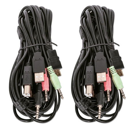 Switch KVM HDMI 2 porte Doppio monitor