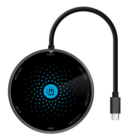 Docking Station USB-C 8-in-1 con Pad di Ricarica Wireless