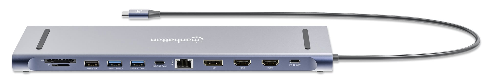 Docking Station USB-C 12-in-1 4K Triplo Monitor con MST