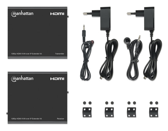Kit Extender HDMI KVM over IP 1080p fino a 120m
