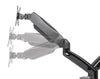 Supporto da scrivania in Alluminio per 2 Monitor 13-27'' con Molla a Gas