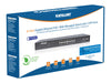 Switch Gigabit Ethernet 16 Porte PoE+ Web Managed con 2 Porte SFP