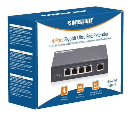 Ultra PoE Extender Gigabit 4 porte