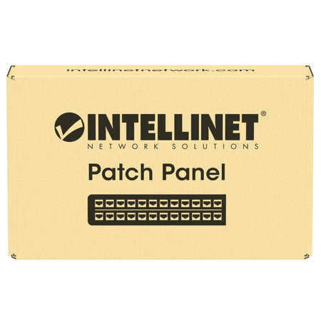 Pannello Patch 12 Posti Cat6a Schermato da Scrivania Nero