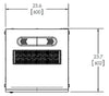 Armadio Rack 19'' 600x600 44U per Audio Video Nero