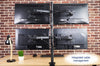 Supporto da scrivania per 4 Monitor 13-27'' con morsetto