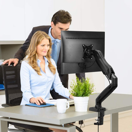 Supporto da Scrivania per Monitor 13-27'' con USB e audio