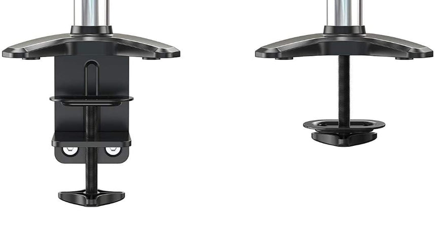 Supporto Tubolare a Gas da Scrivania per Monitor 15-27'' 360mm Nero