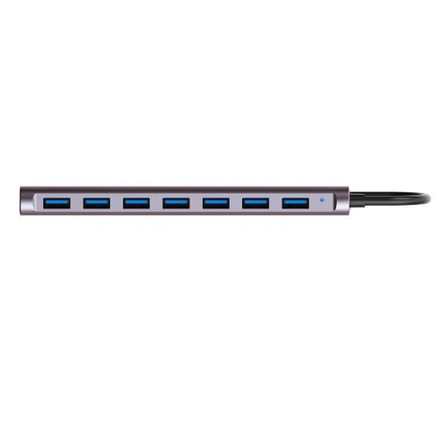 Hub usb3.0 slim 7 porte 5.0gbps ali - XHUB-07A3P