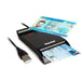 Lettore per smart card hamlet a contatto e wireless huscr-nfc
