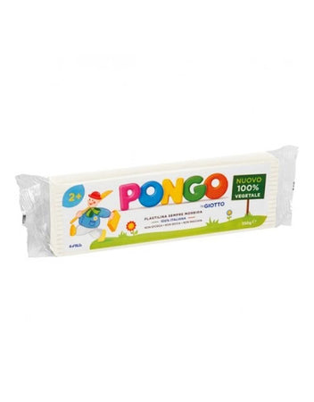 Plastilina pongo Giotto vegetale bianca 350g