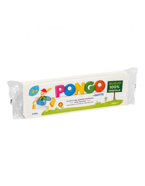 Plastilina pongo Giotto vegetale bianca 350g