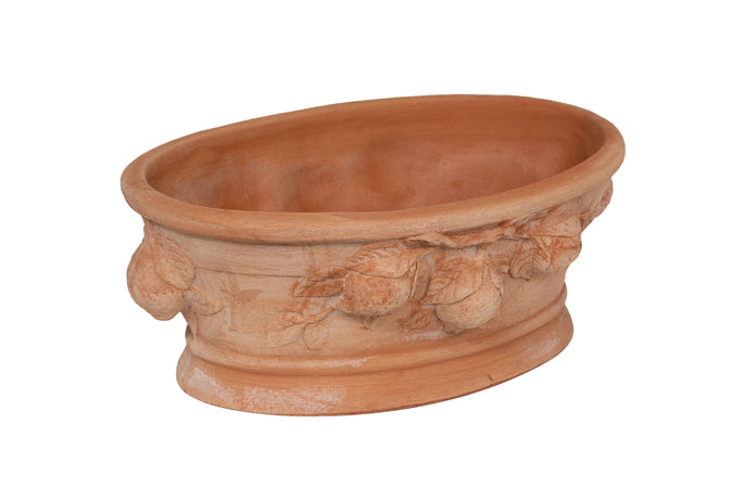 Biscottini Ciotola in Terracotta 100% Made in Italy interamente Lavorata a Mano Vaso