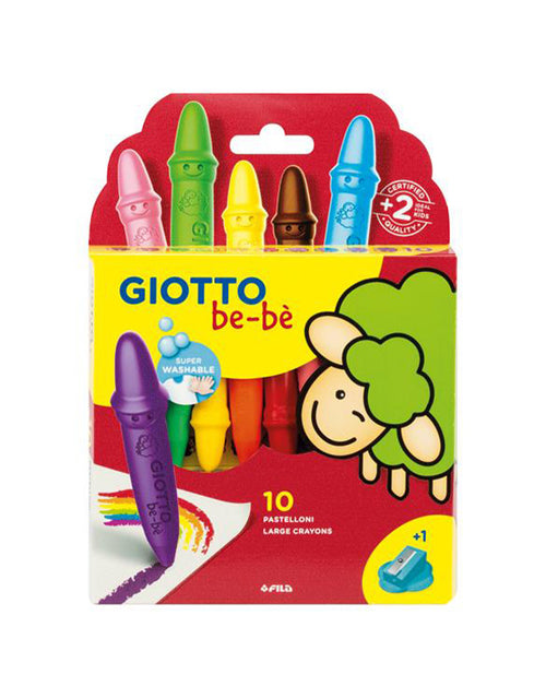 Pastelloni Giotto Be-Bè 10 pastelli con temperino